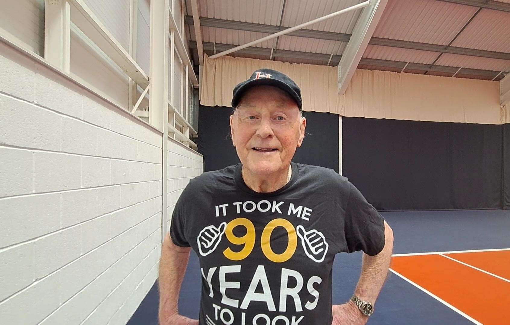 Brian Jarrett, 90, began playing tennis when he was just 10 years old