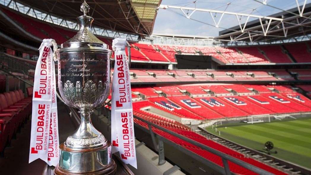The FA Vase final will be held at Wembley.