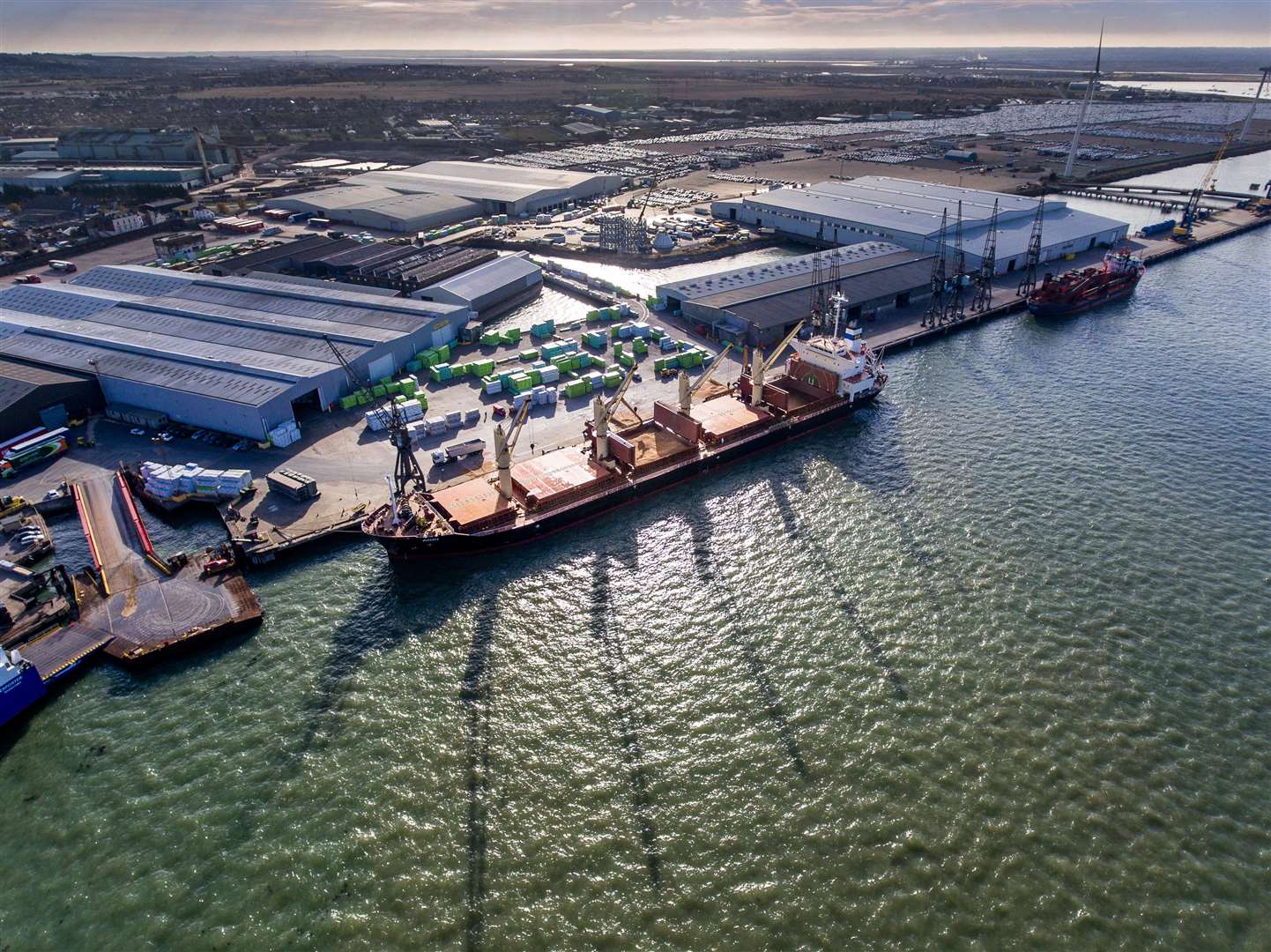 Sheerness Docks on the Isle of Sheppey - home to something surprising? .Picture: Peel Ports