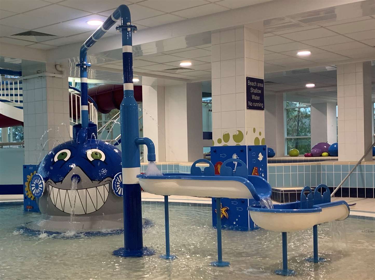 The new pools have children's water play features.. Picture: Freedom Leisure