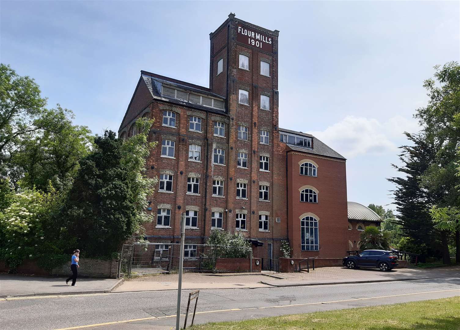 How the former flour mill currently looks