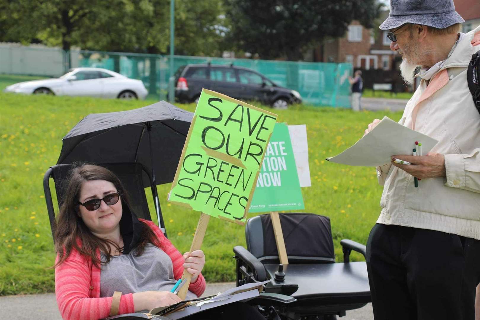 Kate Belmonte is calling for people to take action to stop building in Twydall. Picture: Kate Belmonte