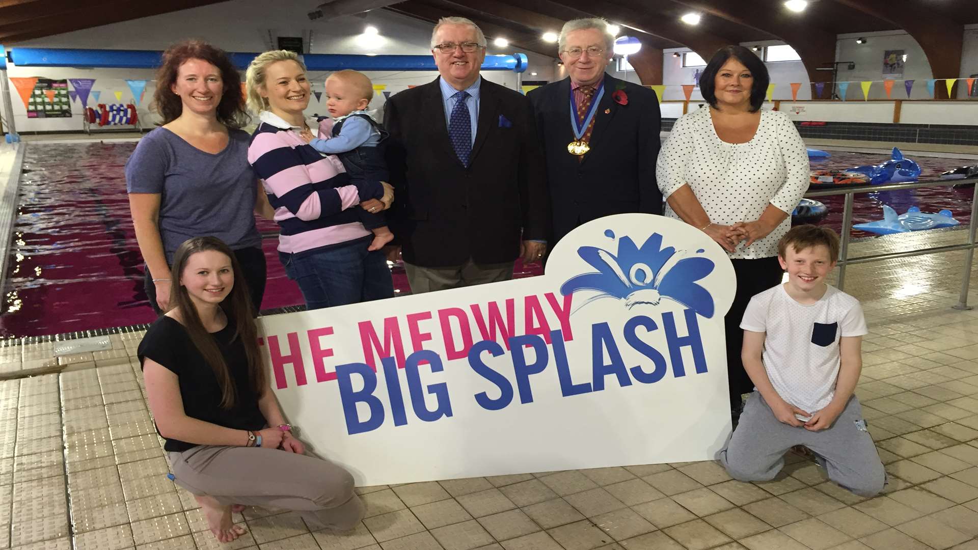 The launch of the Medway Big Splash