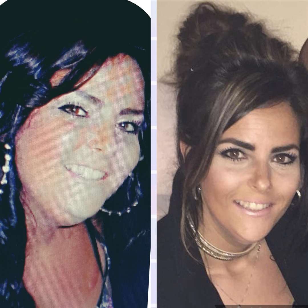 Genna before she started Slimming World and a more recent picture (5181240)