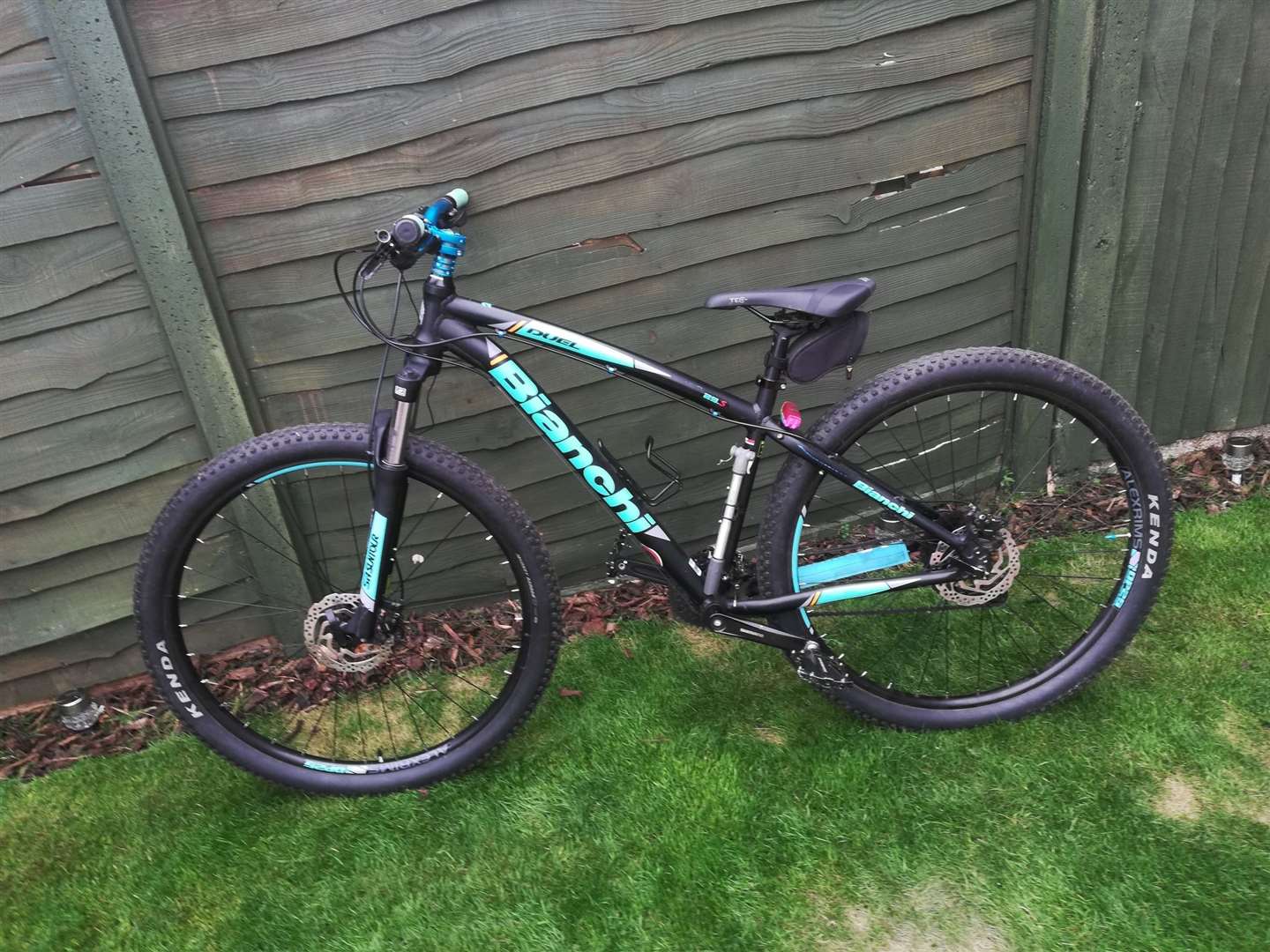 The Bianchi mountain bike was stolen in a reported burglary last month Picture: Kent Police