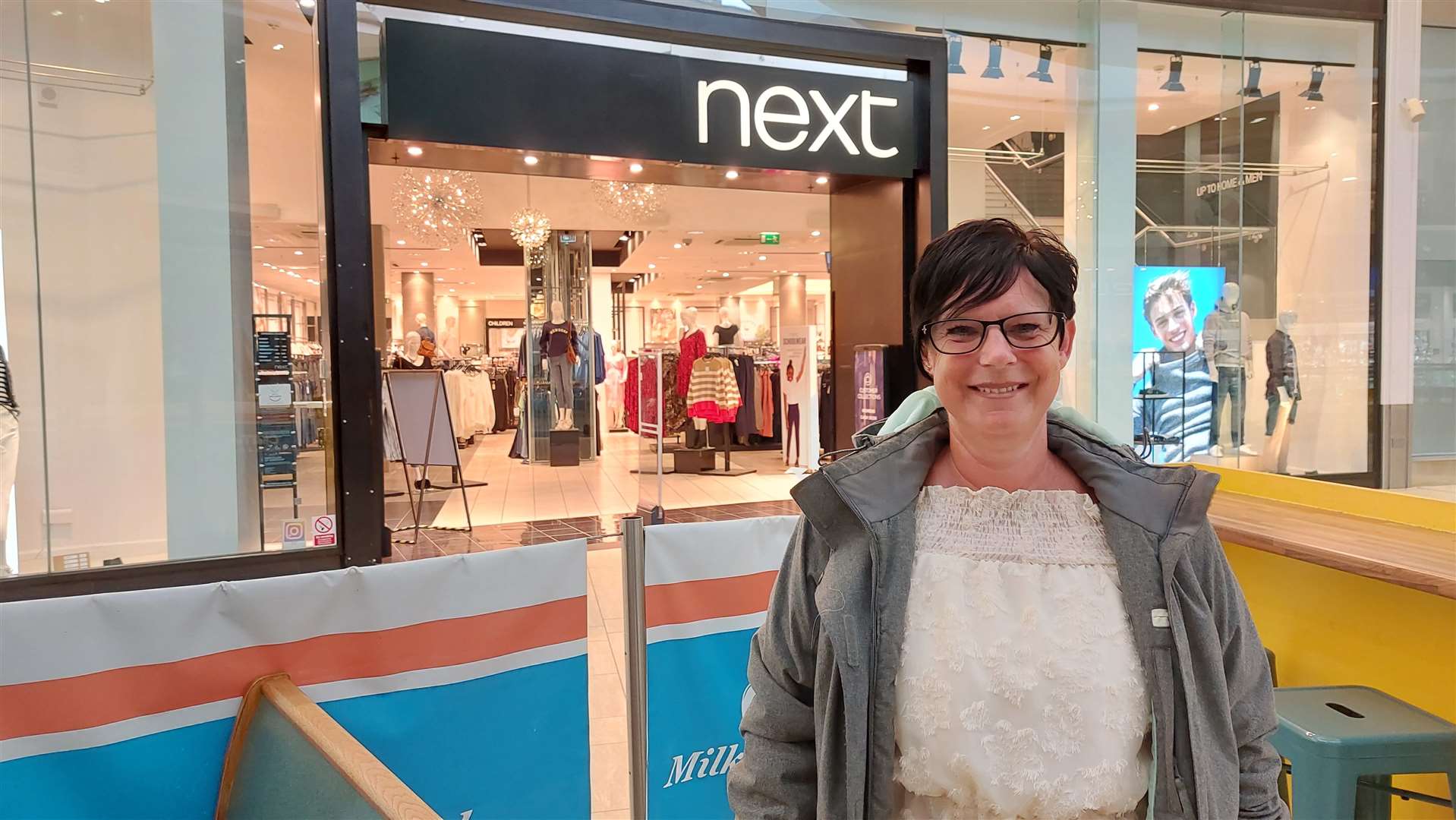 Karen Beaney likes to look in Next for clothes for her grandchildren