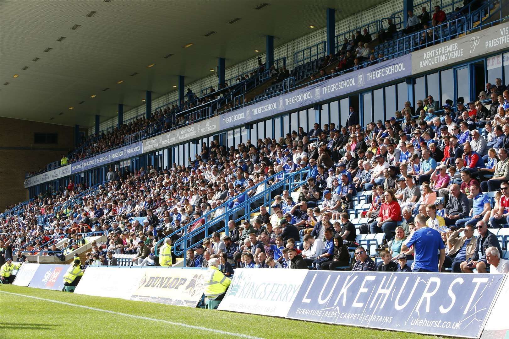 Gillingham’s Priestfield Stadium should be well attended next season