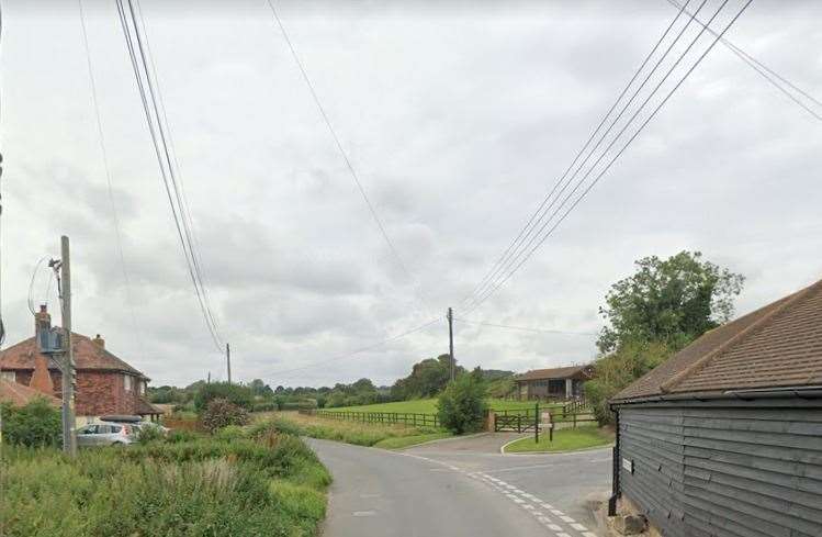 The incident happened in Lower Road, near the junction with Goss Hill. Picture: Google Maps