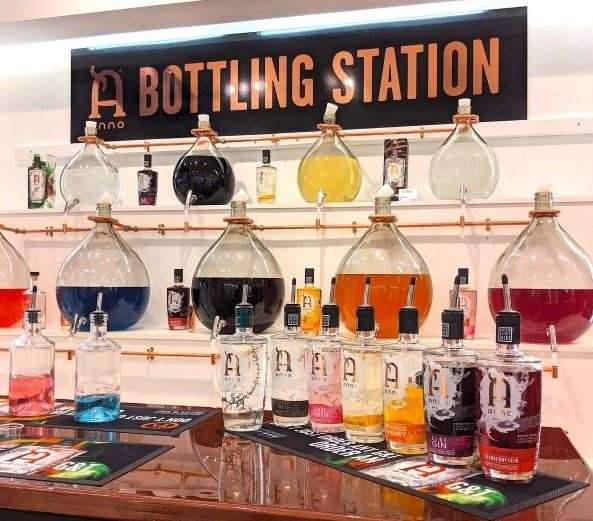 The bottling station at Bluewater. Picture: Anno Distillery
