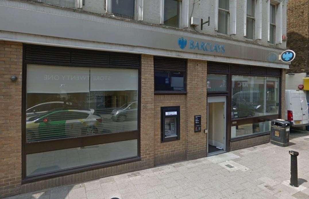 Barclays in High Street, Margate, will shut in May. Picture: Google Street View
