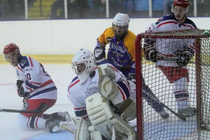 Invicta Dynamos battle to keep out London Raiders Picture: David Trevallion