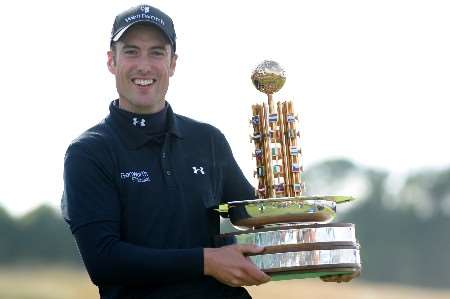 Ross Fisher was a worthy winner having led the leaderboard for all four days of the European Open, held at the London Golf Club near Ash. Picture: Barry Goodwin