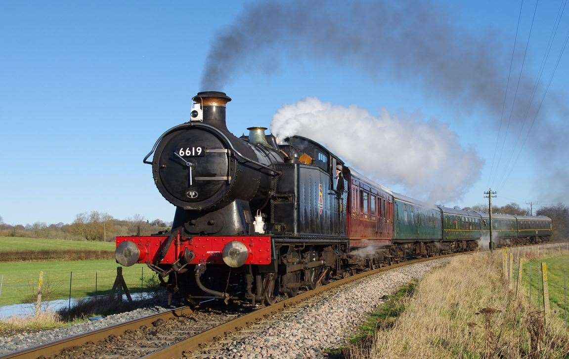 Passengers aboard the Kent and East Sussex Railway can enjoy a real ale or cider as part of the CAMRA festival. Picture: KESR