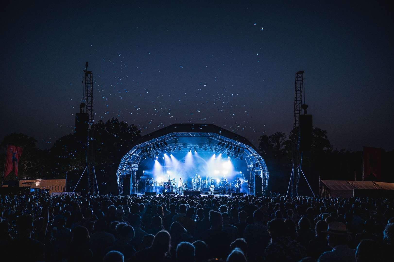 The main stage at the Black Deer music festival. Picture: Caitlin Mogridge
