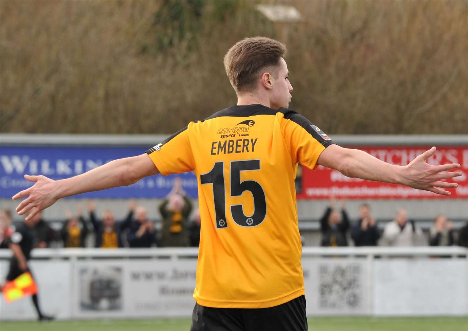 Jake Embery scored on his first National League start for Maidstone Picture: Steve Terrell
