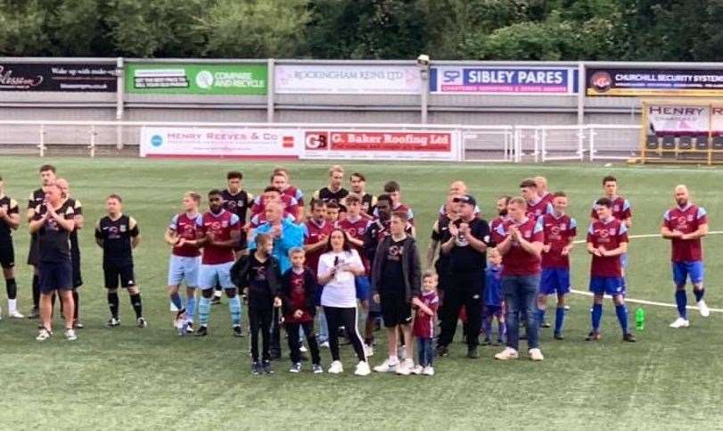 Family and friends of Reece Watson first held a charity match back in 2021. Picture: Matthew Murray