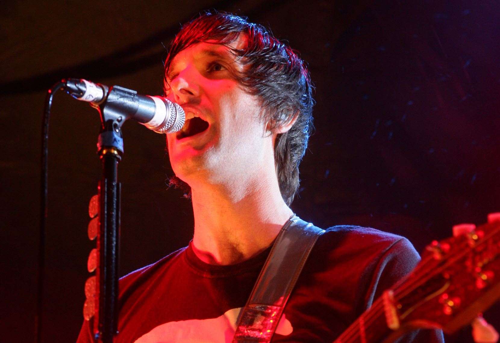 Tim Wheeler of Ash, performing at Hevy Fest in Folkestone in 2009