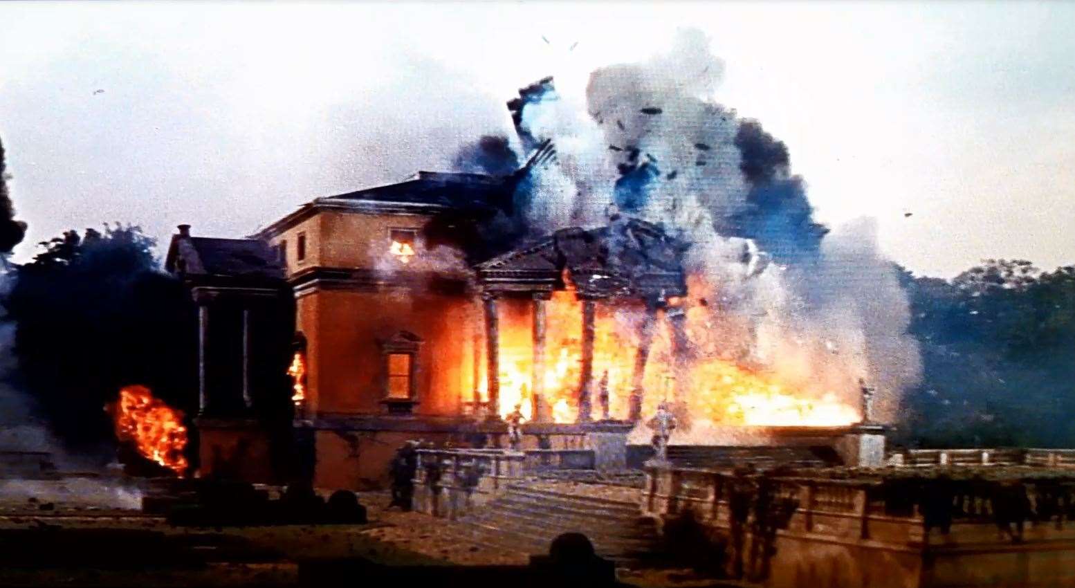 Mereworth Castle is blown up in Casino Royale