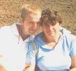 DEVASTATED: David Snipe with his widow Carole