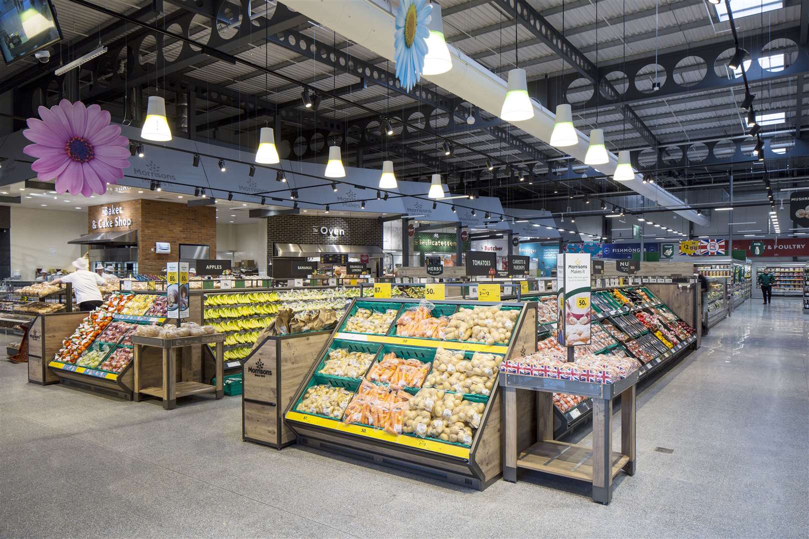 A wider range of groceries is expected to be on offer in the new store once it is complete