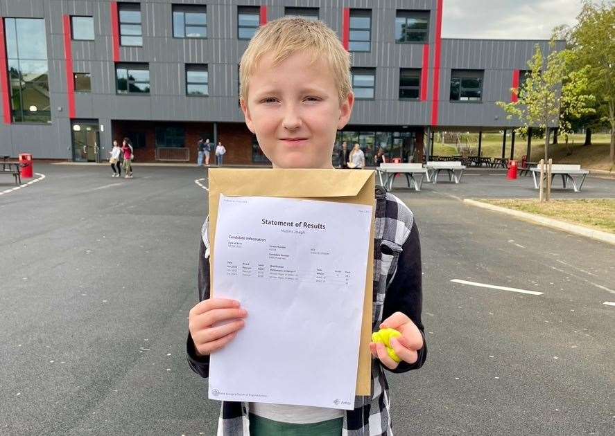 Joseph Mullins has passed his GCSE while still at primary school. Picture: Mark Mullins