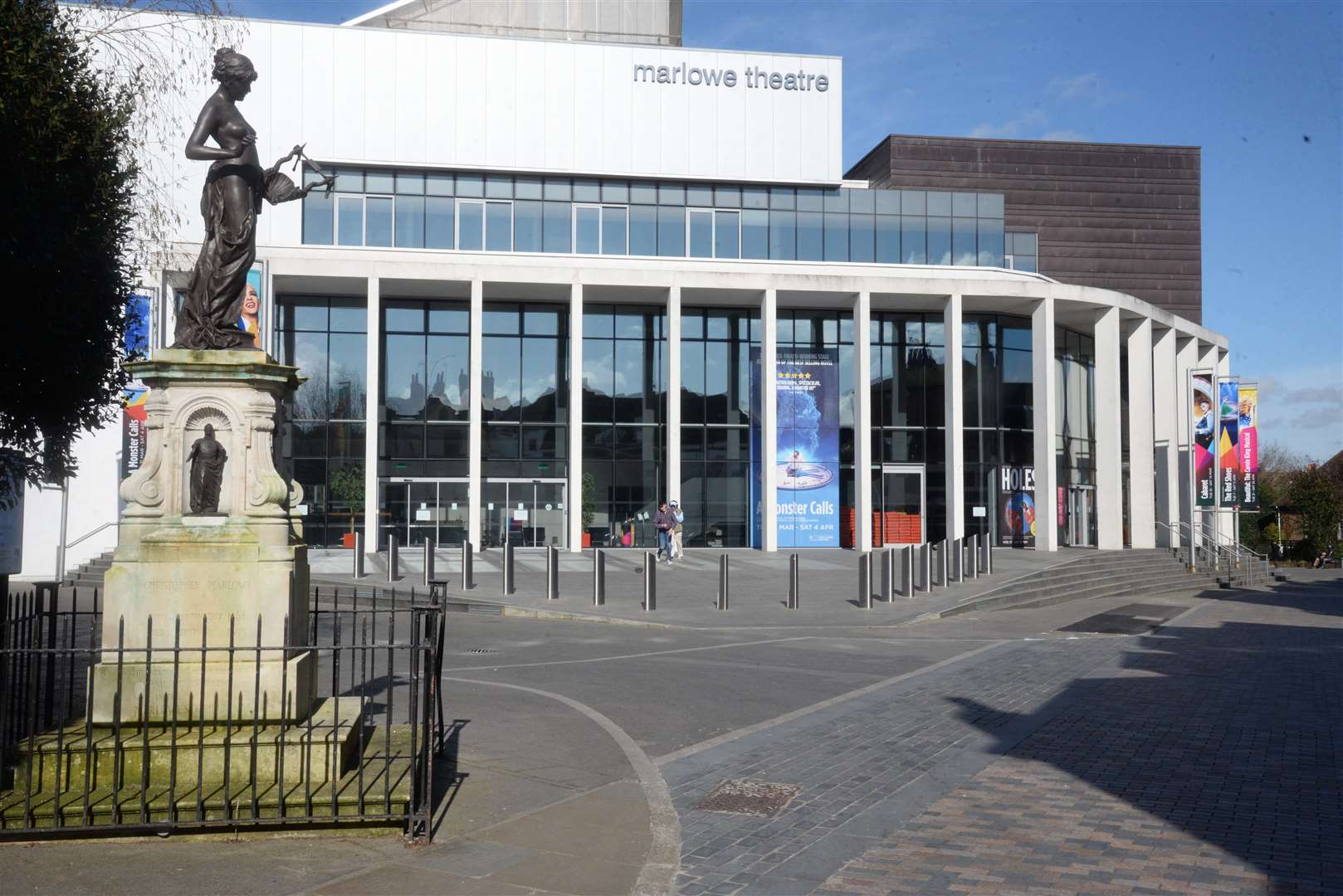 A burst pipe has caused problems at The Marlowe Theatre