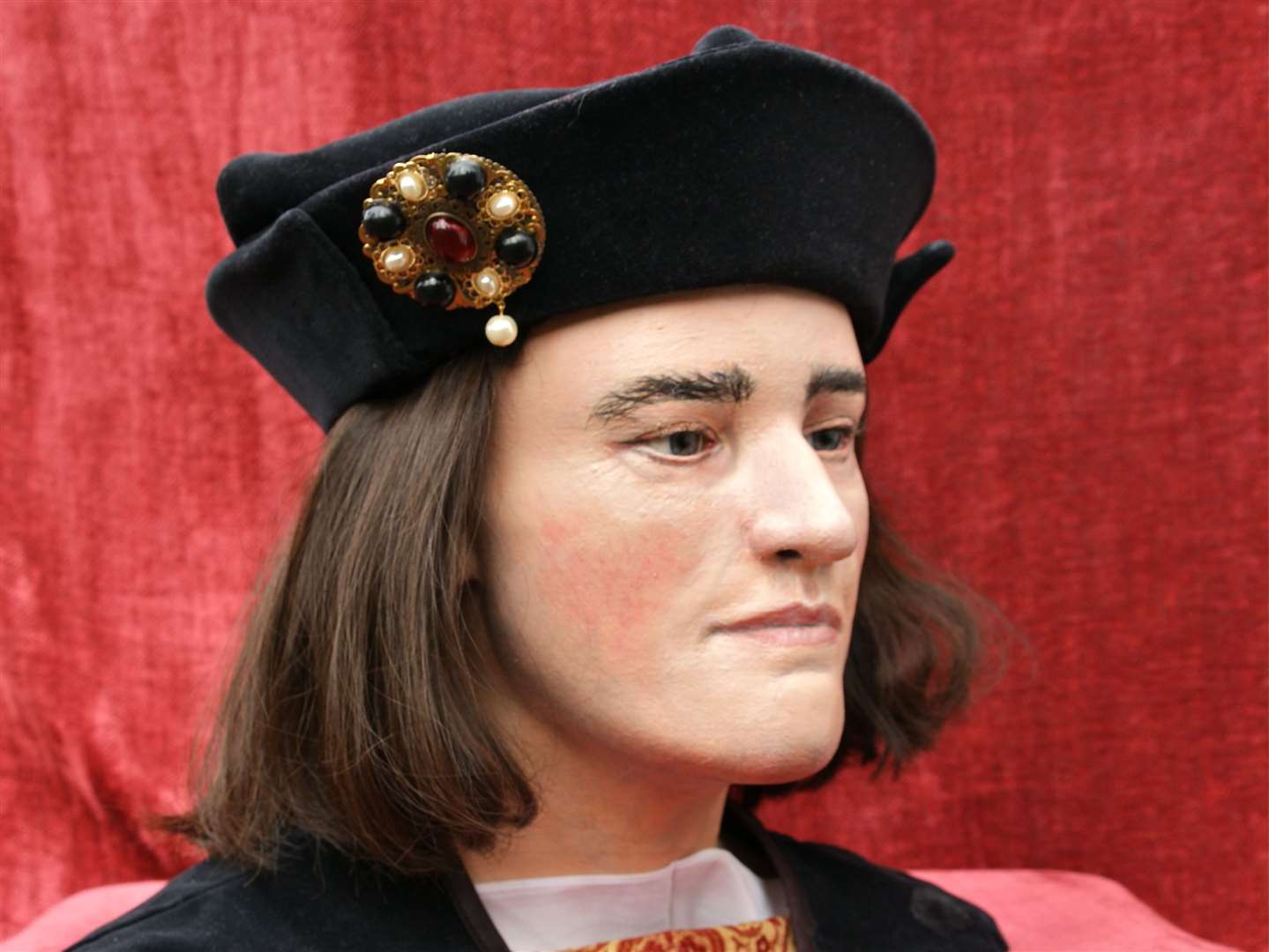 The reconstructed head of King Richard lll which Dr Phil Stone kept in a box in his dining room. Picture: The Richard III Society