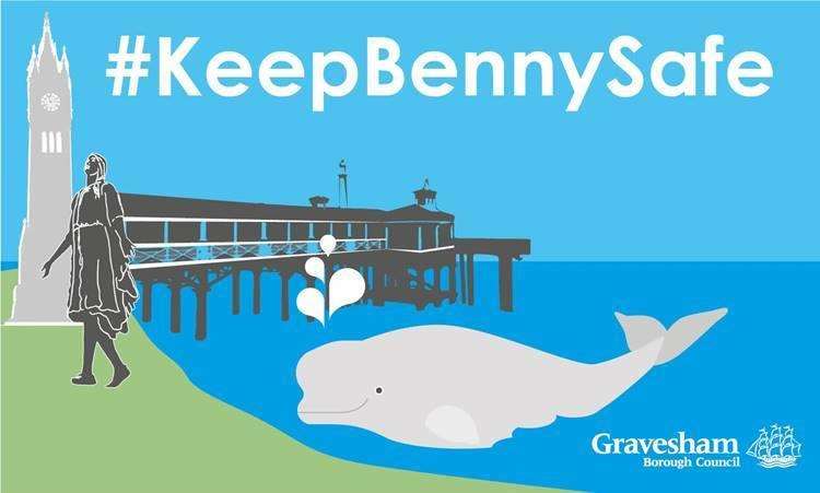 Gravesham council has taken the step almost a month after Benny the Beluga appeared (4909349)