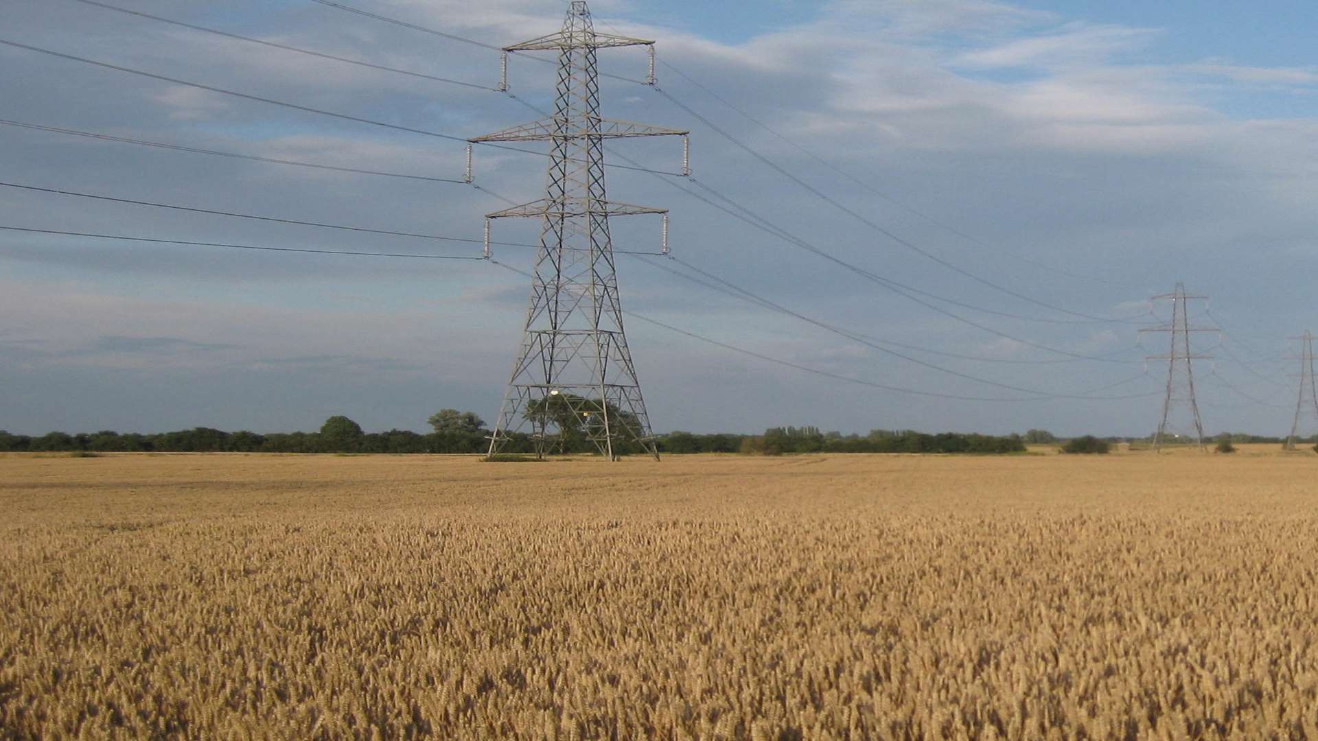 The standard pylon that will be used in the Richborough Connection project