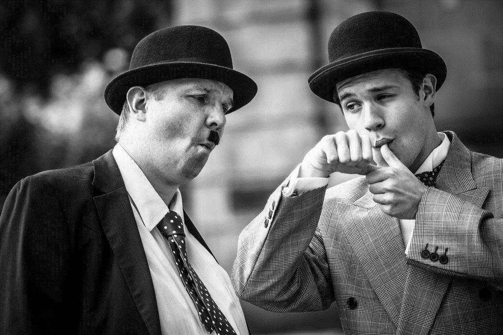 Laurel and Hardy lookalikes will be at Showcase cinema Bluewater