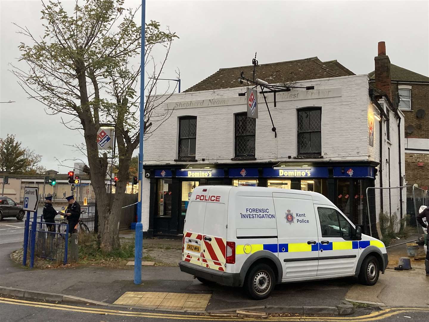 Police are appealing for information after a man was found seriously injured inside a flat in Victory Street, Sheerness