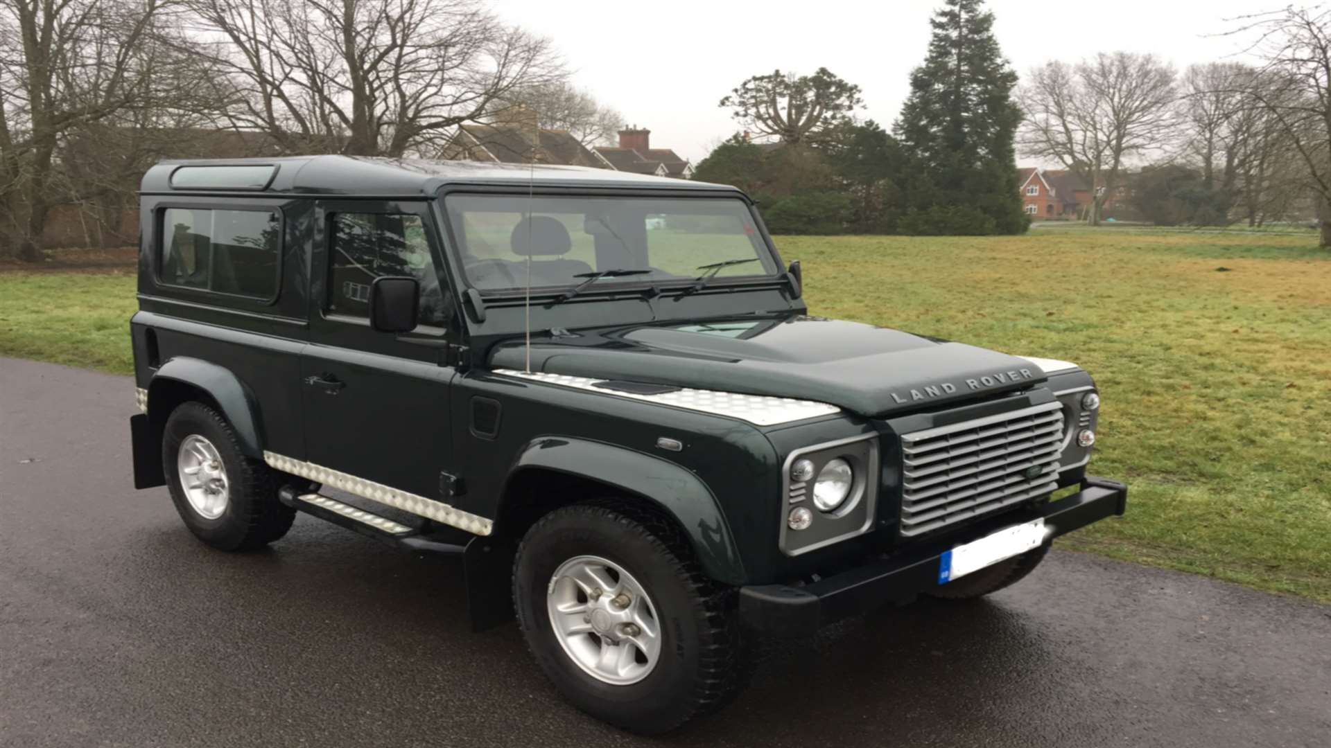 The Land Rover was left in a car park close to Hildenborough train station, in Tonbridge.