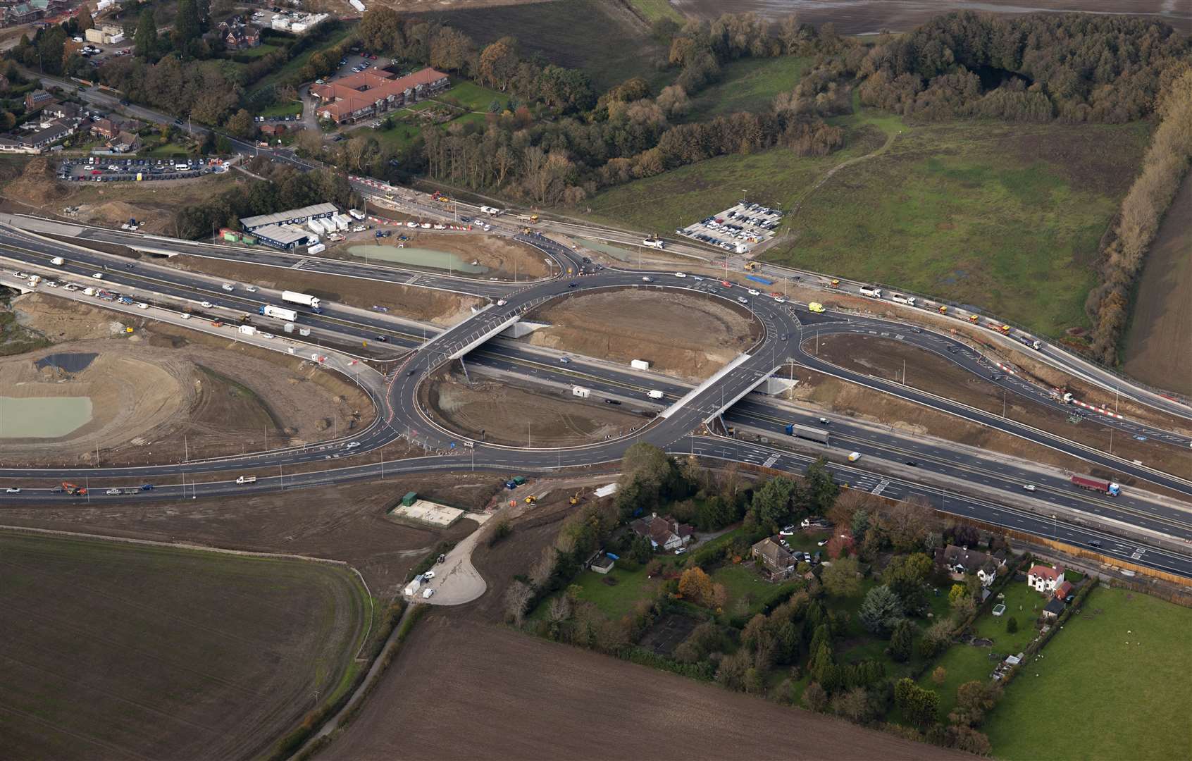 Junction 10a opened to traffic in October. Picture: Ady Kerry