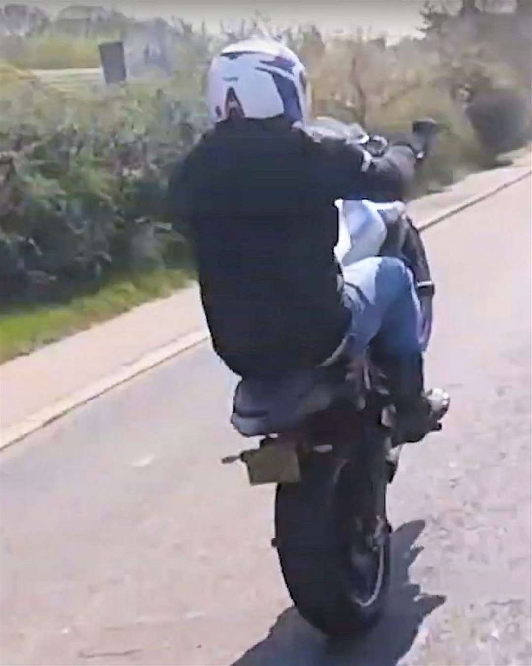 Two of the bikers were jailed for their dangerous driving