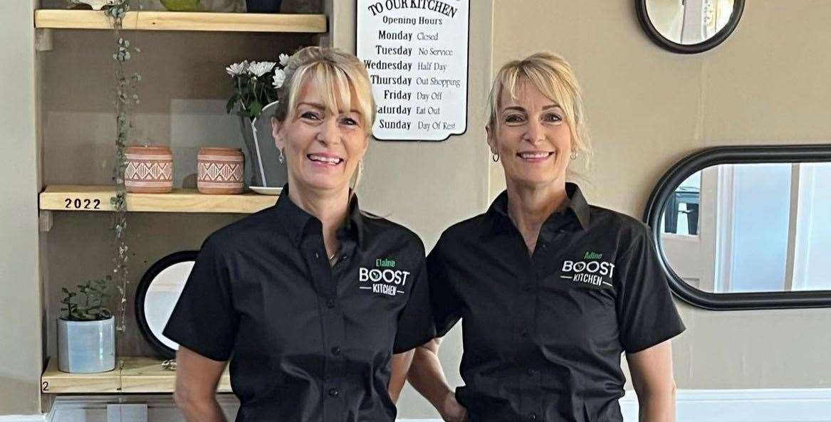 Elaine Nicolls and Adine Brooks of Boost Kitchen on Sandwich Road