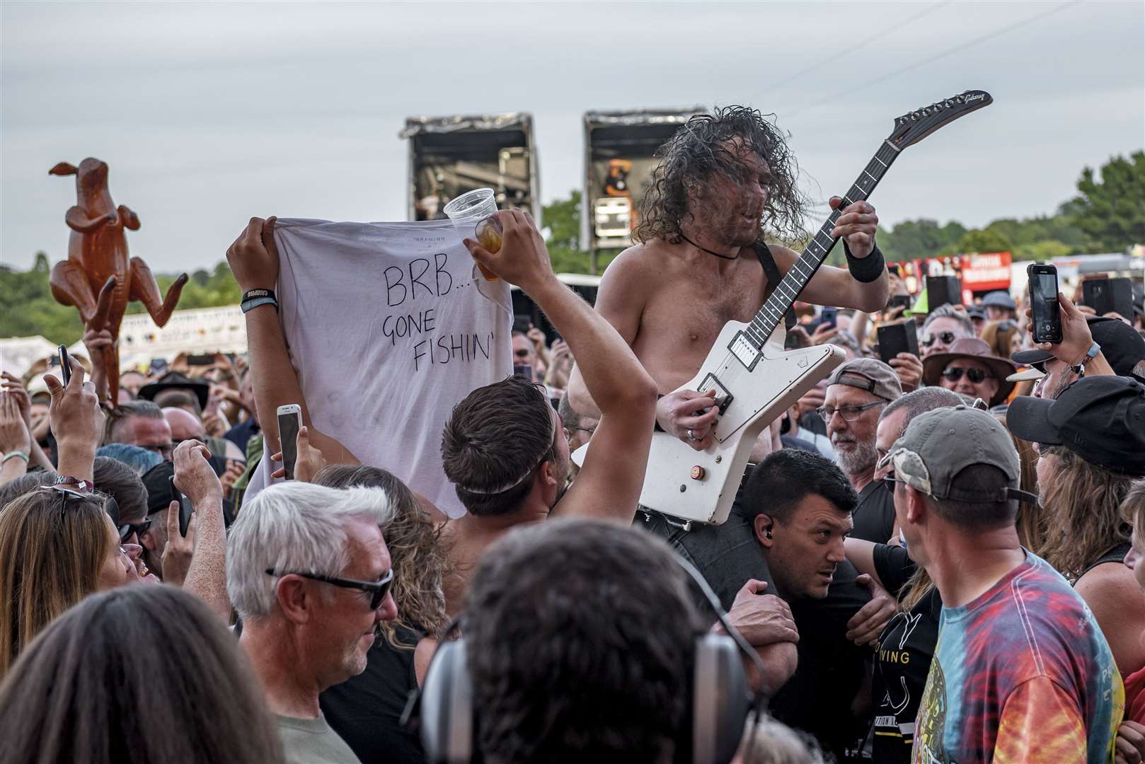 Airbourne previously performed at Maidstone's Ramblin' Man Festival. Picture: Chris White