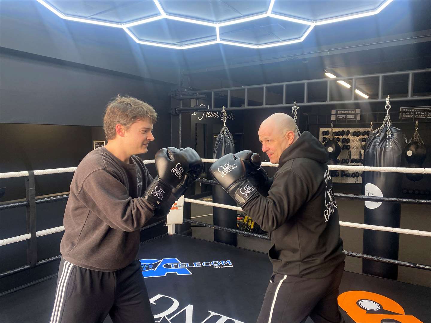 I got in the ring with Canterbury's chief bouncer and City Boxing trustee, Oli Nonis