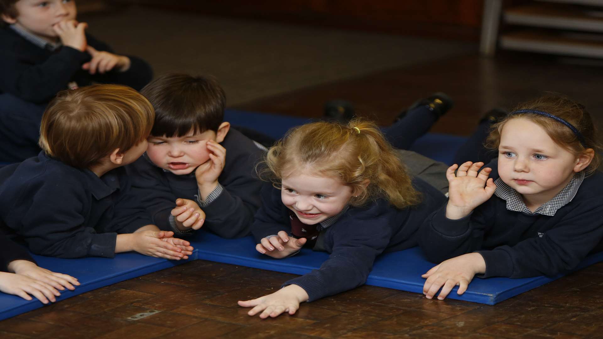 Being a snail: Northbourne Park Pre-Prep children learn to move like some of the creatures they met at ZooLab's visit