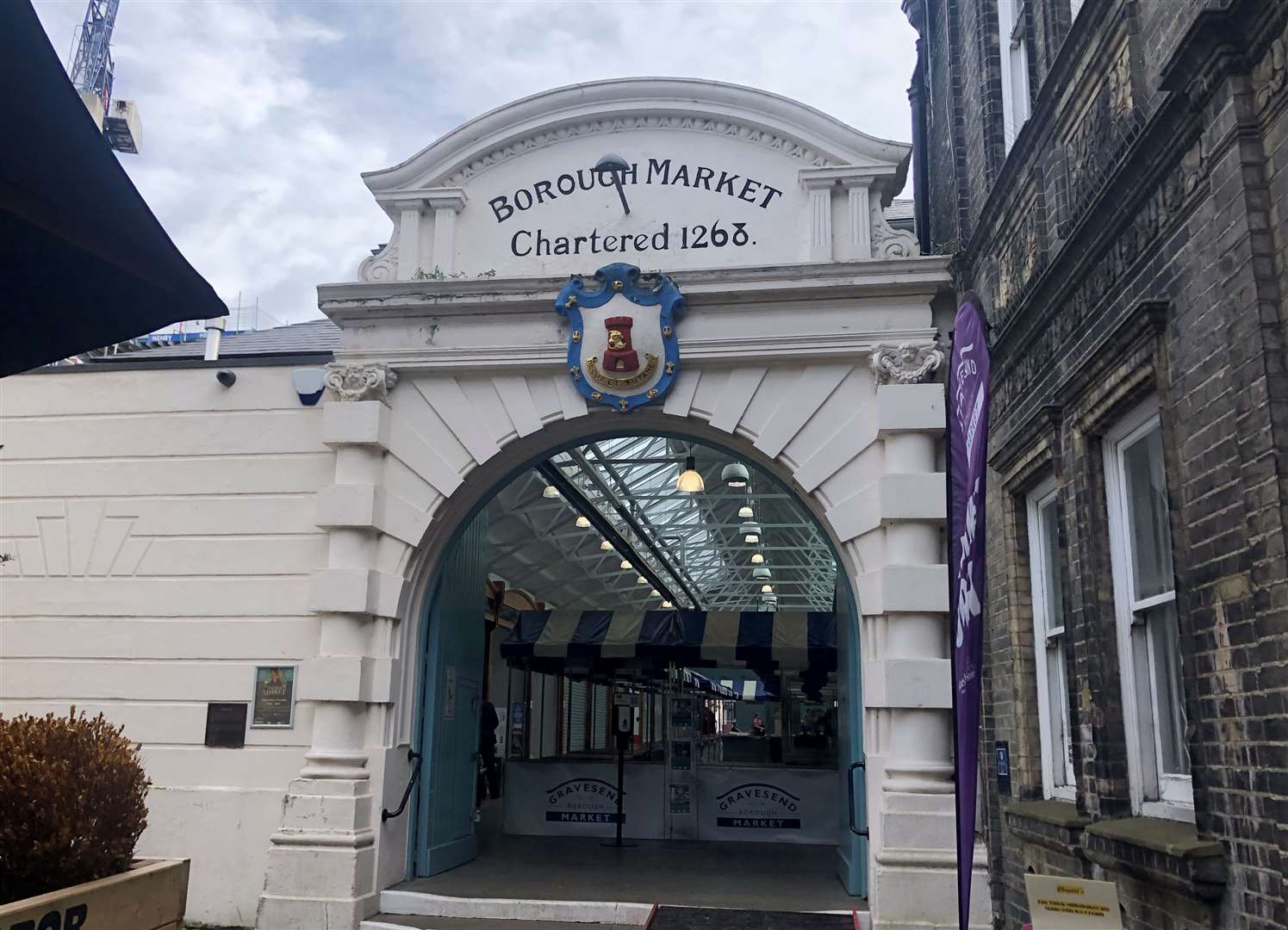 Gravesend Borough Market was refurbed by the council in 2014