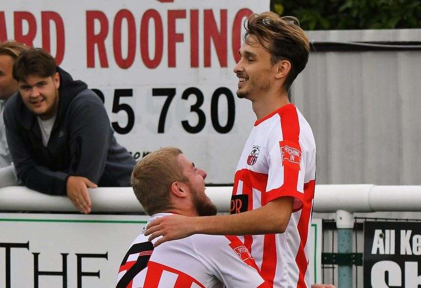Jacob Lambert – has already scored six goals for Sheppey this season from midfield. Picture: Marc Richards