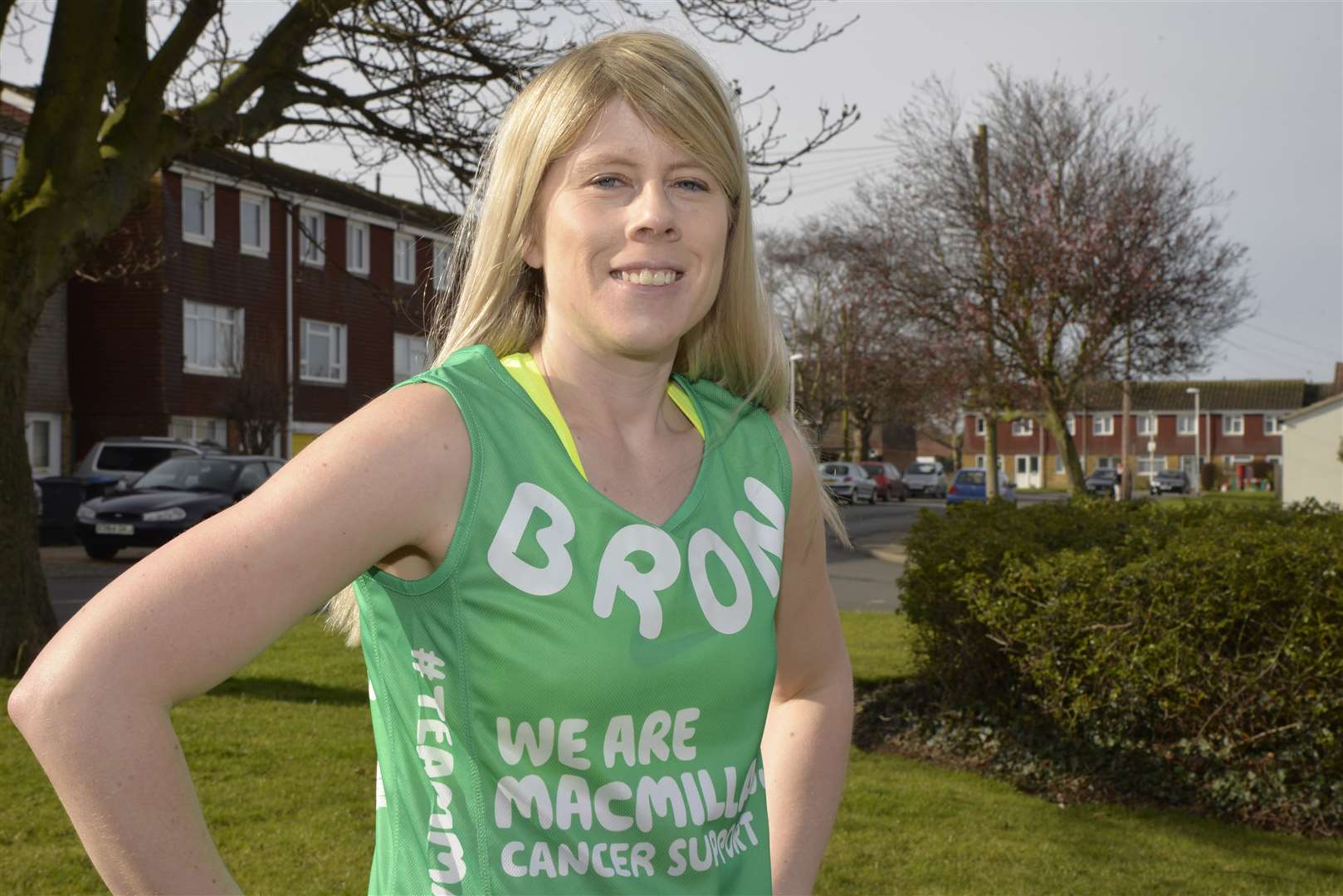 Bronwen is running the marathon this month