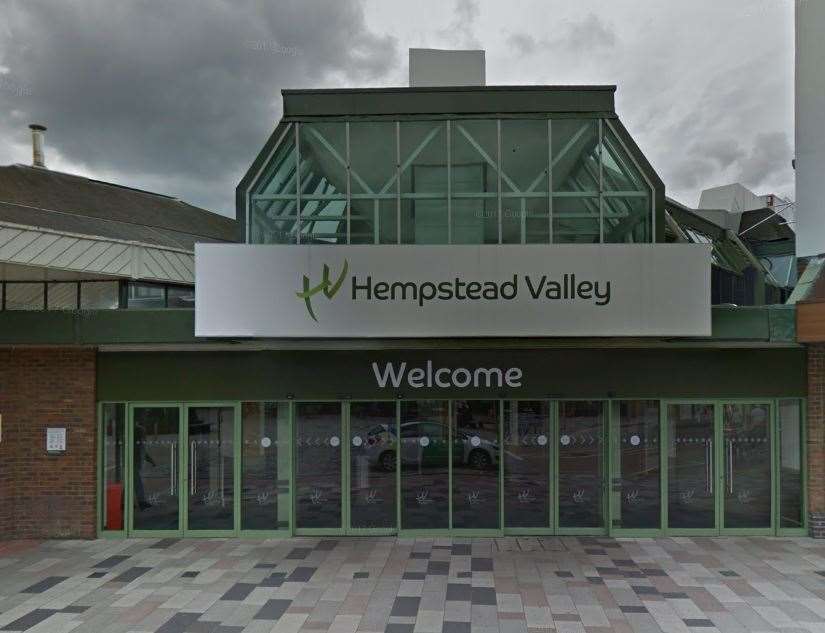 Hempstead Valley Shopping Centre. Stock image