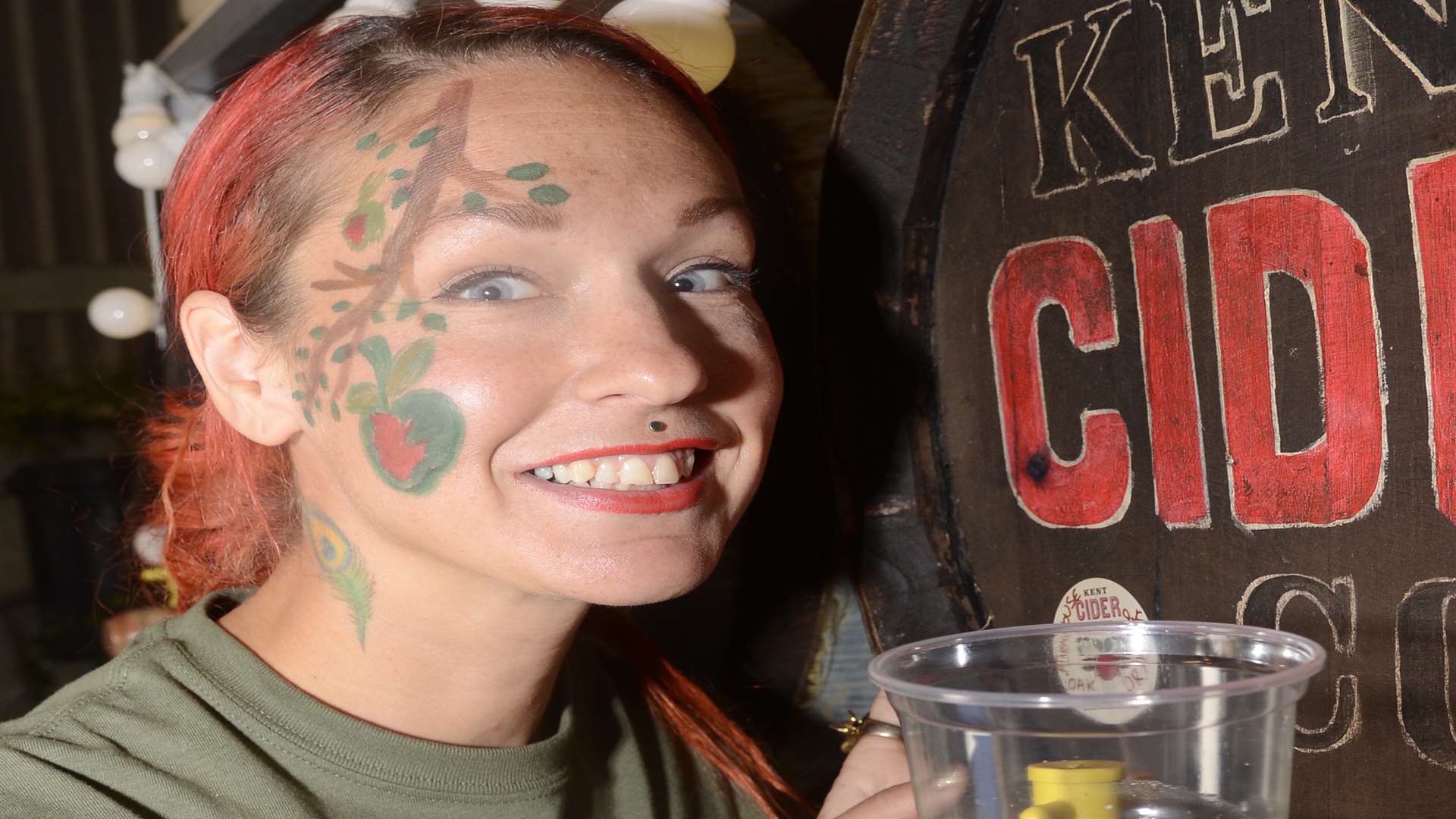 Serena Henderson of the Kent Cider Company of Faversham at last year's Brogdale cider festival