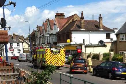 Police, fire and ambulance crews were called to Echo Supermarket