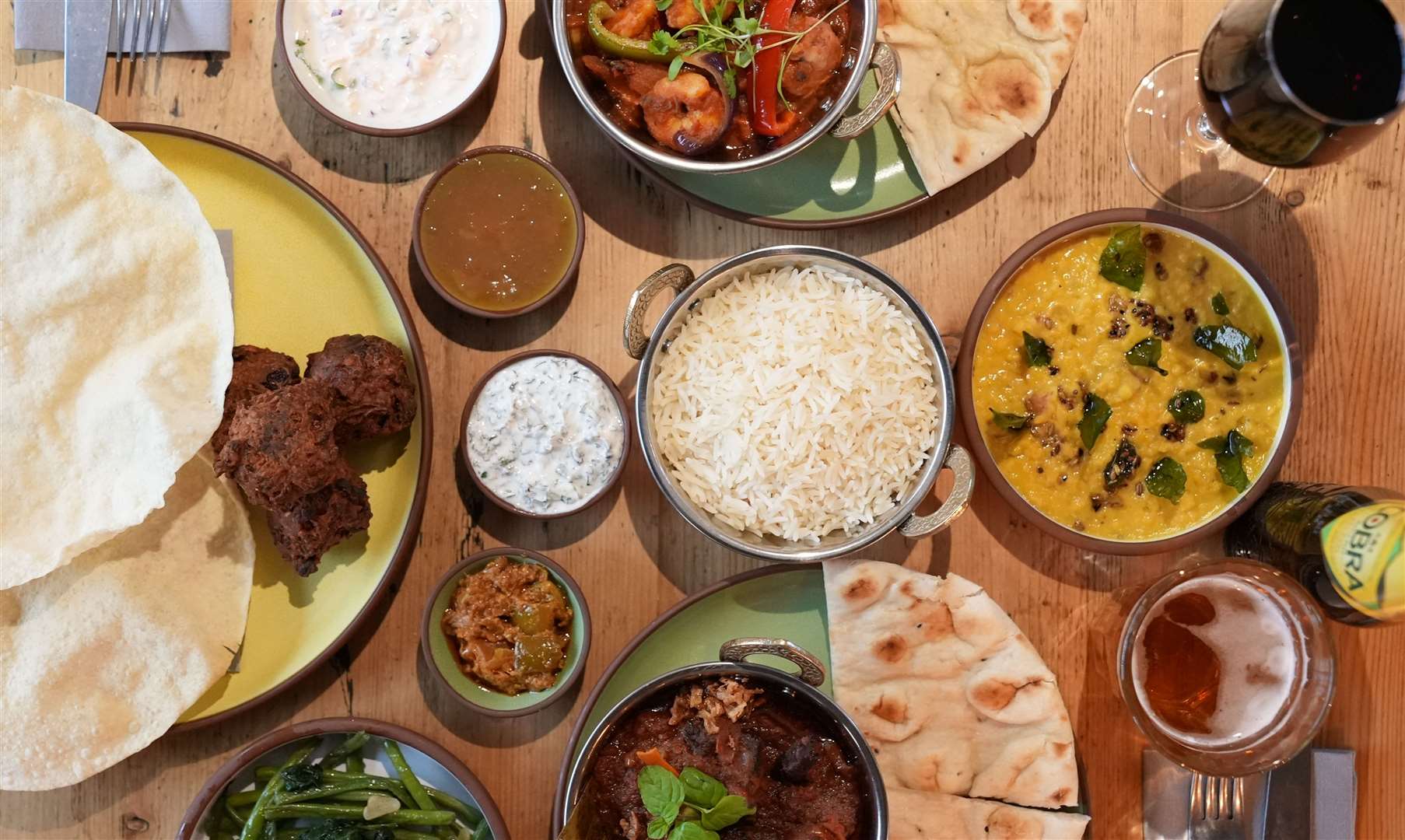 If you’re visiting on a Friday you can sample the new curry night menu at the Bear Lodge restaurant. Picture: Aspinall Foundation