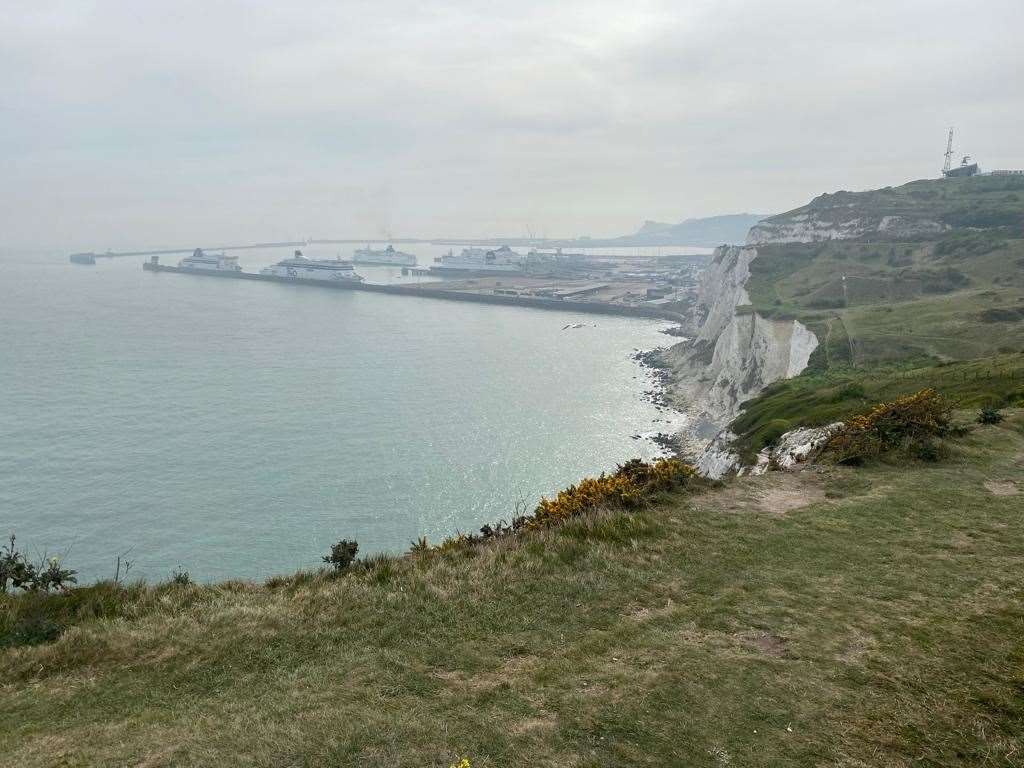 Mati had been walking along the White Cliffs of Dover when the incident happened