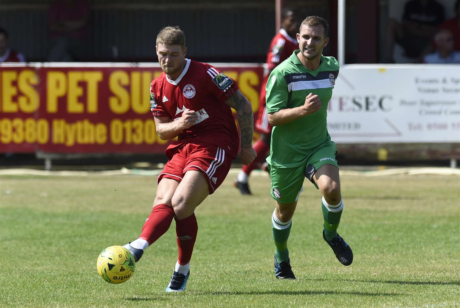 Hythe put eight goals past Crawley Down Gatwick on Saturday Picture: Tony Flashman