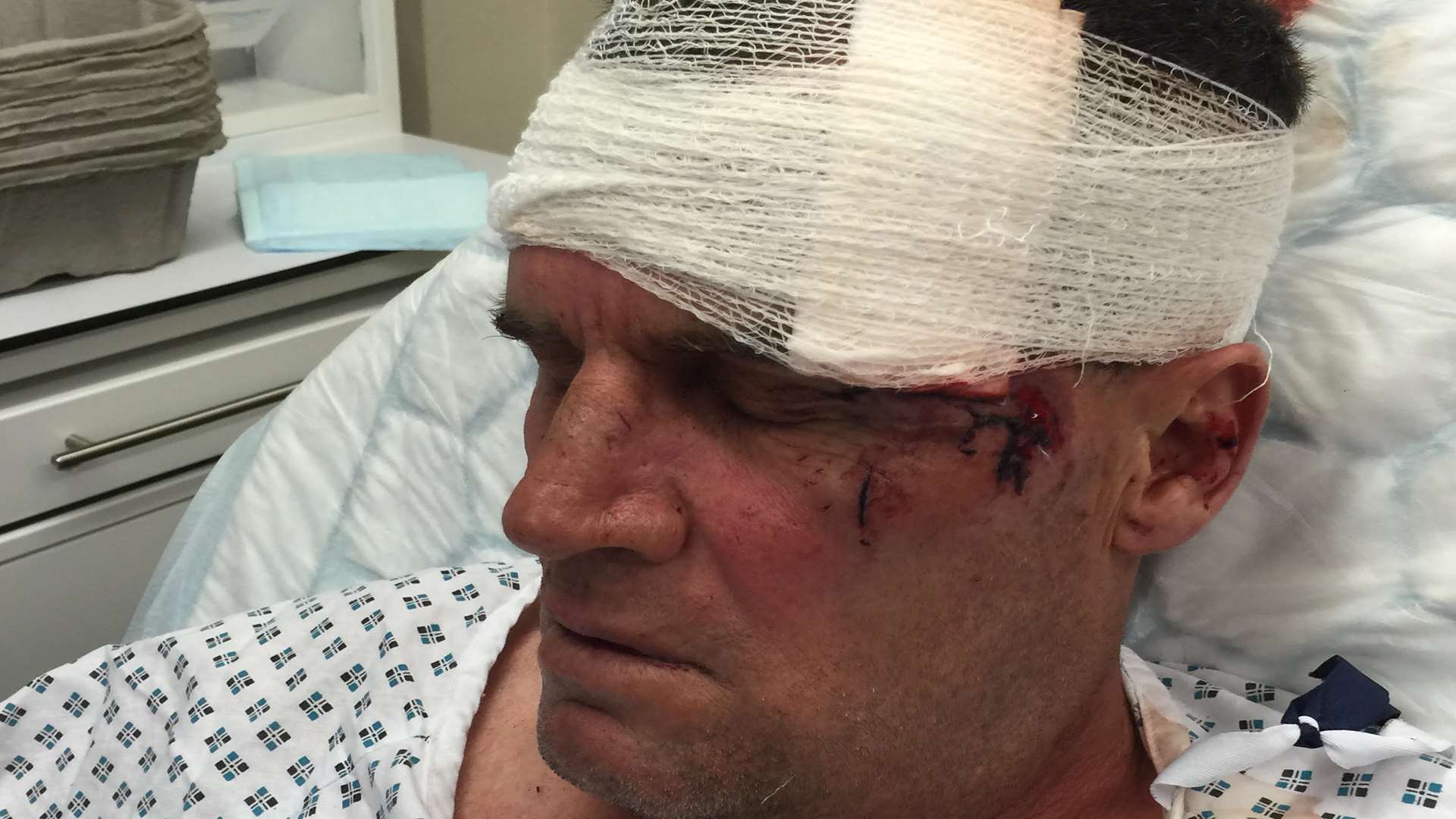 Stephen Friday who was rundown by a hit-and-run driver in Sheerness