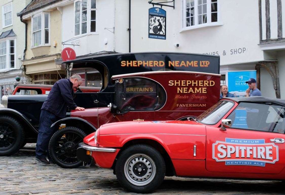 Faversham Festival of Transport, an annual display of classic cars and commercial vehicles, returns to town centre