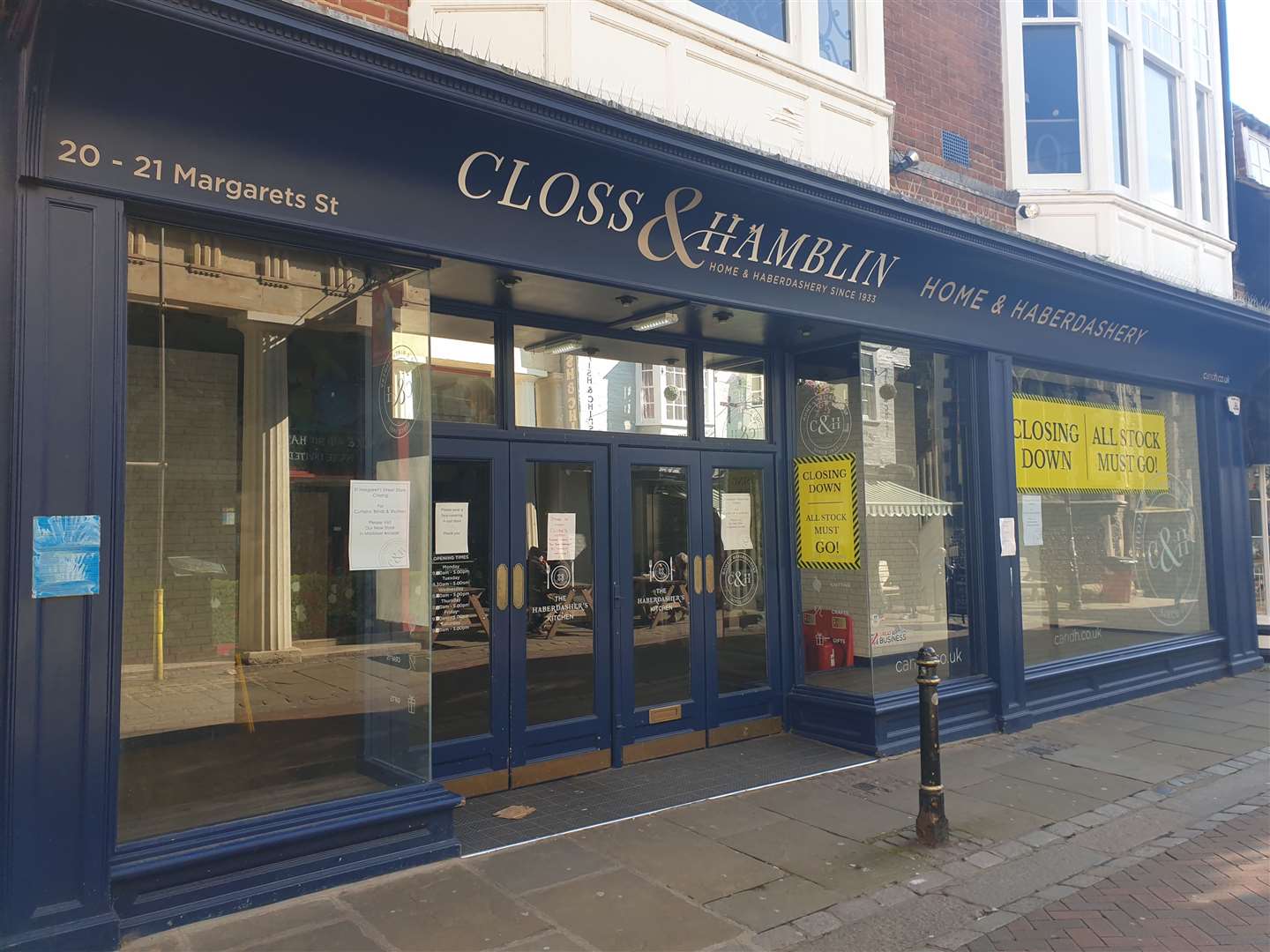 The Closs & Hamblin store in St Margaret's Street is to become a Cosy Club restaurant
